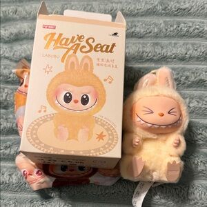 Authentic Labubu Plush Toy- Peach Color